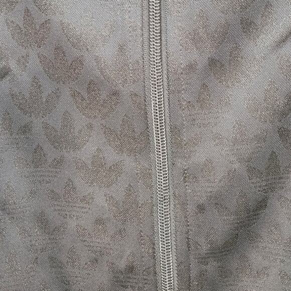 Adidas Jacket Womens Medium Monogram Black Track Jacket Athletic  NWT $85 Retail - Picture 6 of 9